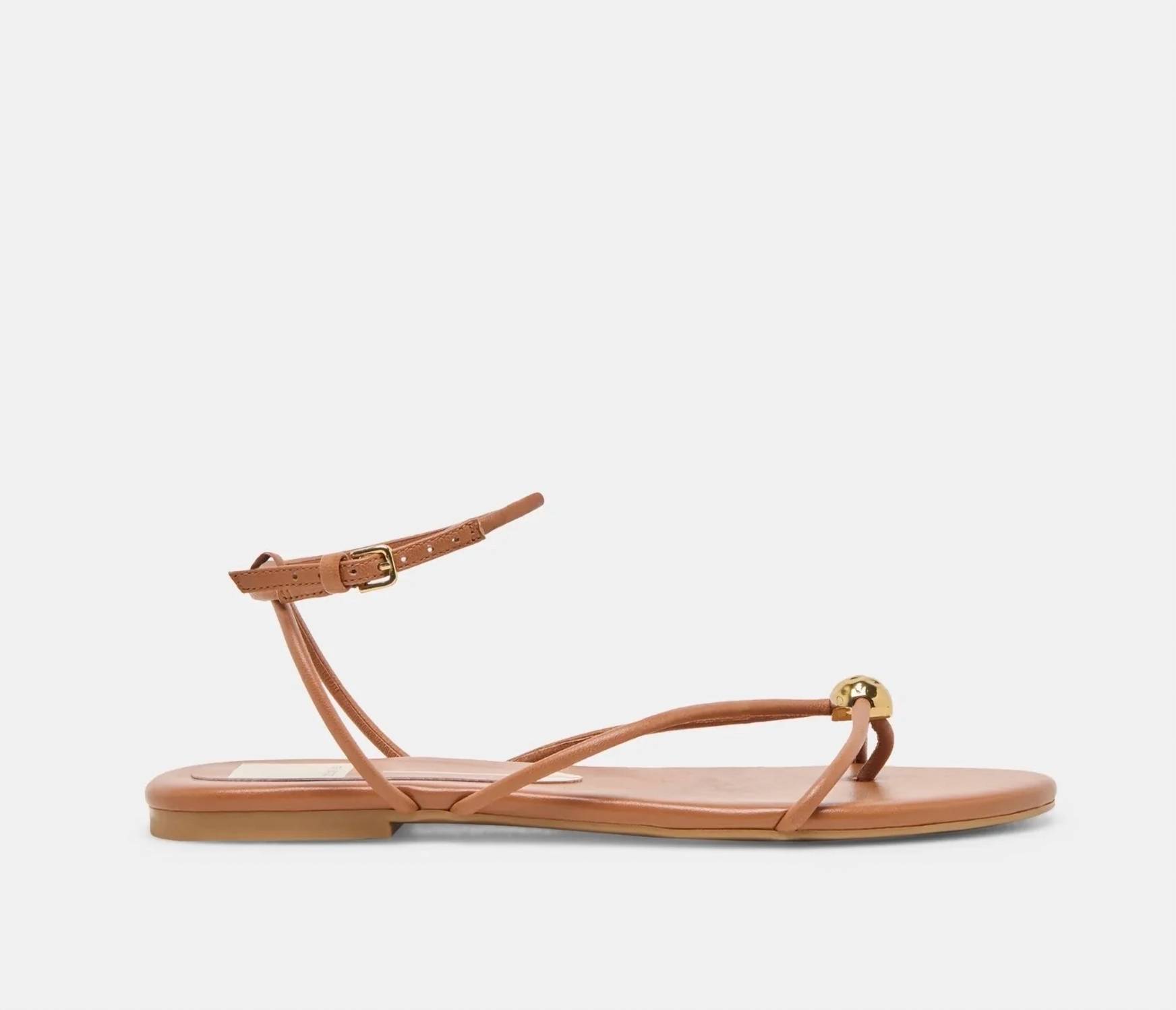 New Dolce Vita Women's Kenley Leather Sandals In Saddle